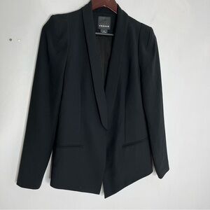 Trouve Size XS Women's Black Single Button Closure Blazer